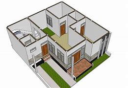 Desain Rumah 8 X 10 2 Kamar